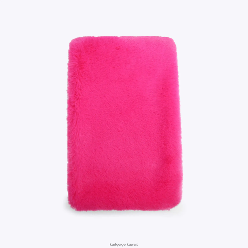 كيلووات Kurt Geiger نحيف وشاح الخشخاش لندن فوشيا X06PDH506 | مُكَمِّلات