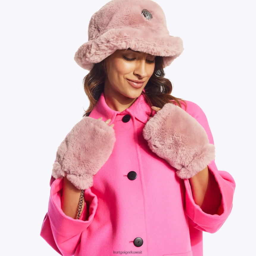 كيلووات Kurt Geiger نحيف قفازات الخشخاش لندن بدون أصابع لون القرنفل X06PDH509 | مُكَمِّلات