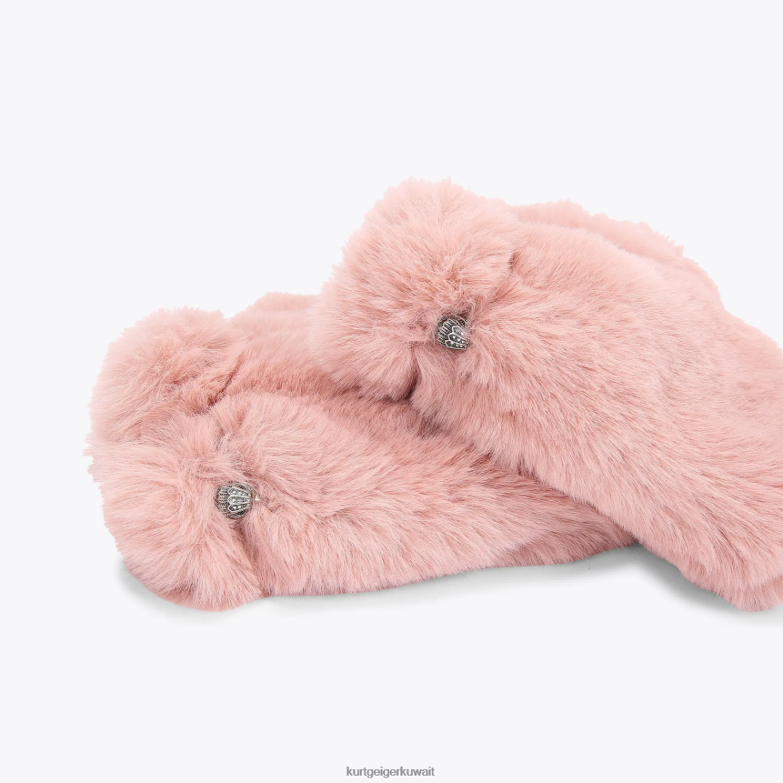 كيلووات Kurt Geiger نحيف قفازات الخشخاش لندن بدون أصابع لون القرنفل X06PDH509 | مُكَمِّلات