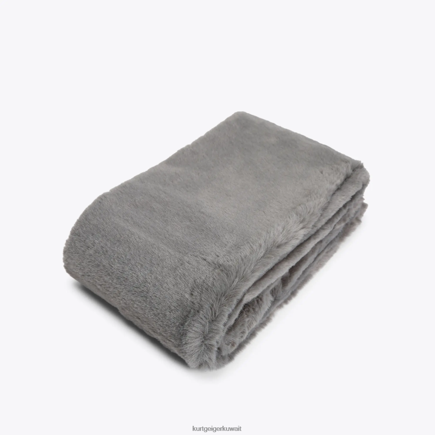 كيلووات Kurt Geiger نحيف وشاح الخشخاش لندن رمادي X06PDH511 | مُكَمِّلات