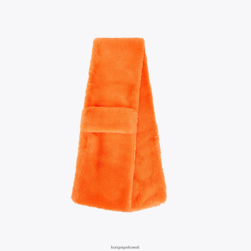 كيلووات Kurt Geiger نحيف وشاح الخشخاش لندن البرتقالي X06PDH513 | مُكَمِّلات