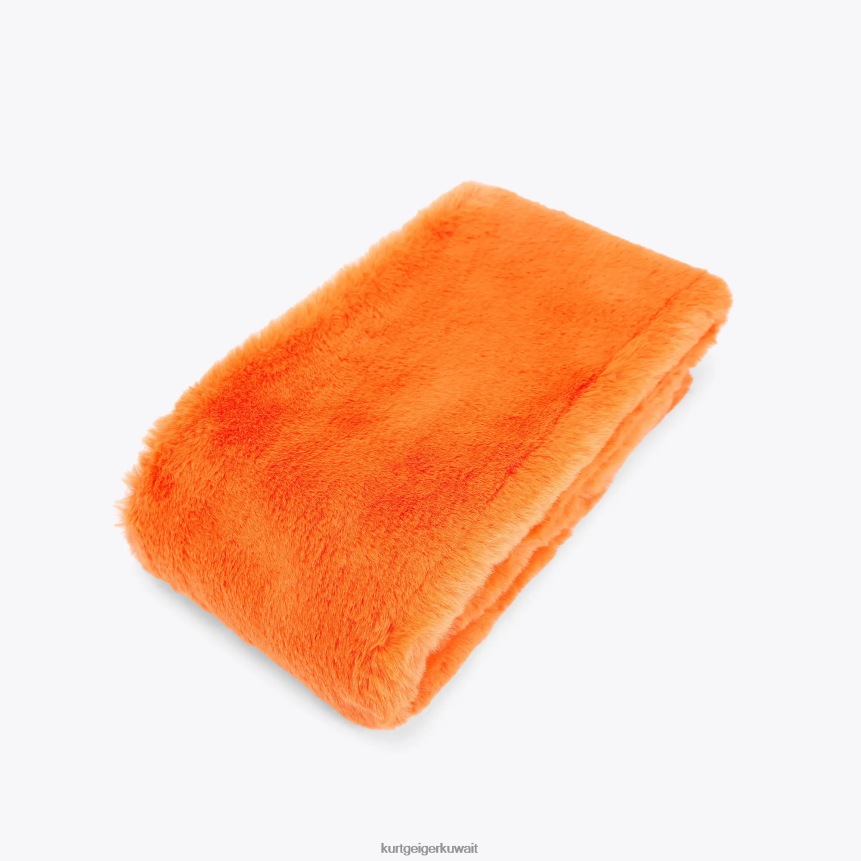 كيلووات Kurt Geiger نحيف وشاح الخشخاش لندن البرتقالي X06PDH513 | مُكَمِّلات