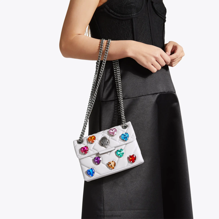 كيلووات Kurt Geiger نحيف حقيبة لندن ميني كنسينغتون لاف عظم X06PDH51 | أكياس