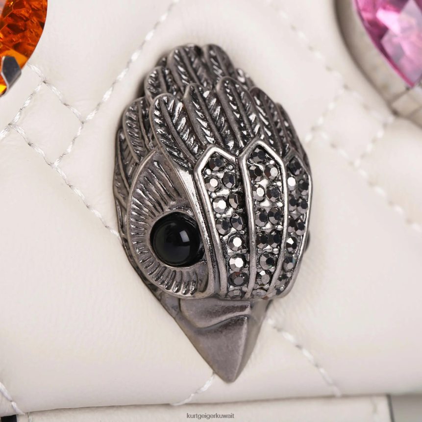 كيلووات Kurt Geiger نحيف حقيبة لندن ميني كنسينغتون لاف عظم X06PDH51 | أكياس