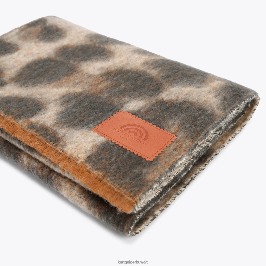 كيلووات Kurt Geiger نحيف وشاح غزل لندن منتصف البني X06PDH520 | مُكَمِّلات