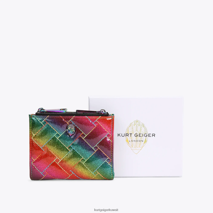 كيلووات Kurt Geiger نحيف لندن ميني محفظة كينسينغتون آخر X06PDH538 | أكياس