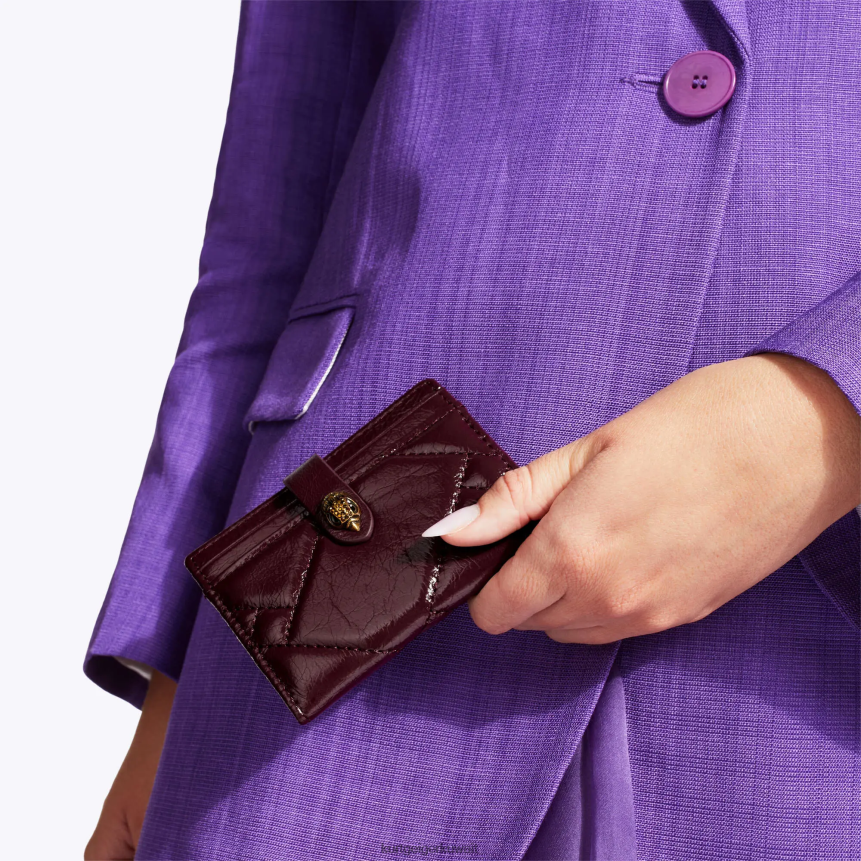 كيلووات Kurt Geiger نحيف لندن حامل بطاقات متعدد ناعم خمر X06PDH558 | أكياس