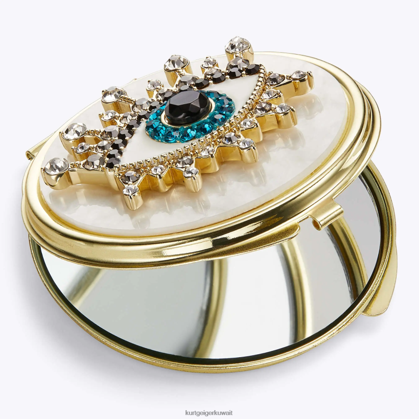 كيلووات Kurt Geiger نحيف لندن مرآة العين الشريرة ذهب X06PDH568 | مُكَمِّلات