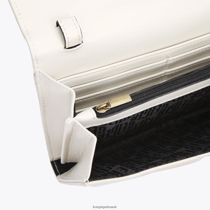 كيلووات Kurt Geiger نحيف محفظة لندن كينسينغتون بسلسلة العين عظم X06PDH56 | أكياس