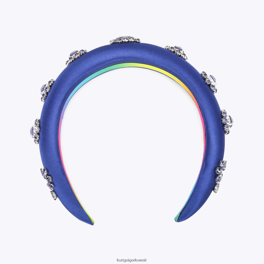 كيلووات Kurt Geiger نحيف لندن الكريستال عقال أزرق X06PDH576 | مُكَمِّلات