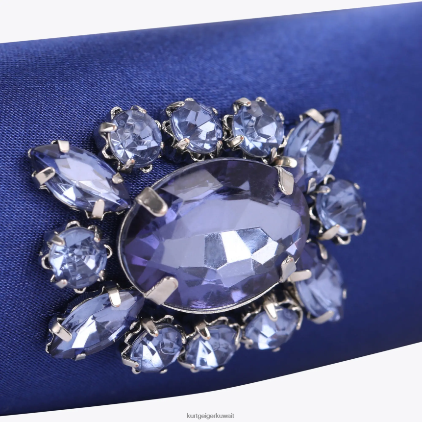 كيلووات Kurt Geiger نحيف لندن الكريستال عقال أزرق X06PDH576 | مُكَمِّلات