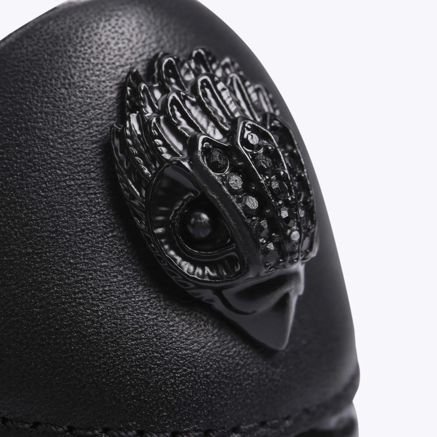 كيلووات Kurt Geiger رجال لندن لاني تمساح أسود X06PDH604 | أحذية