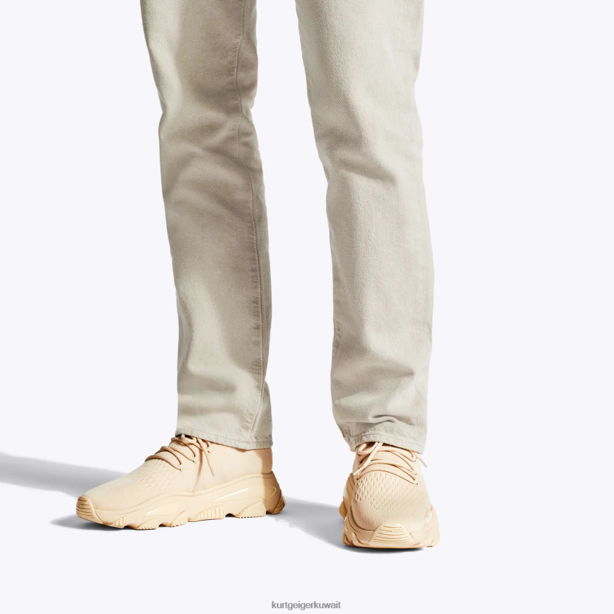 كيلووات Kurt Geiger رجال لندن ليتي متماسكة الدانتيل اللون البيج X06PDH609 | أحذية