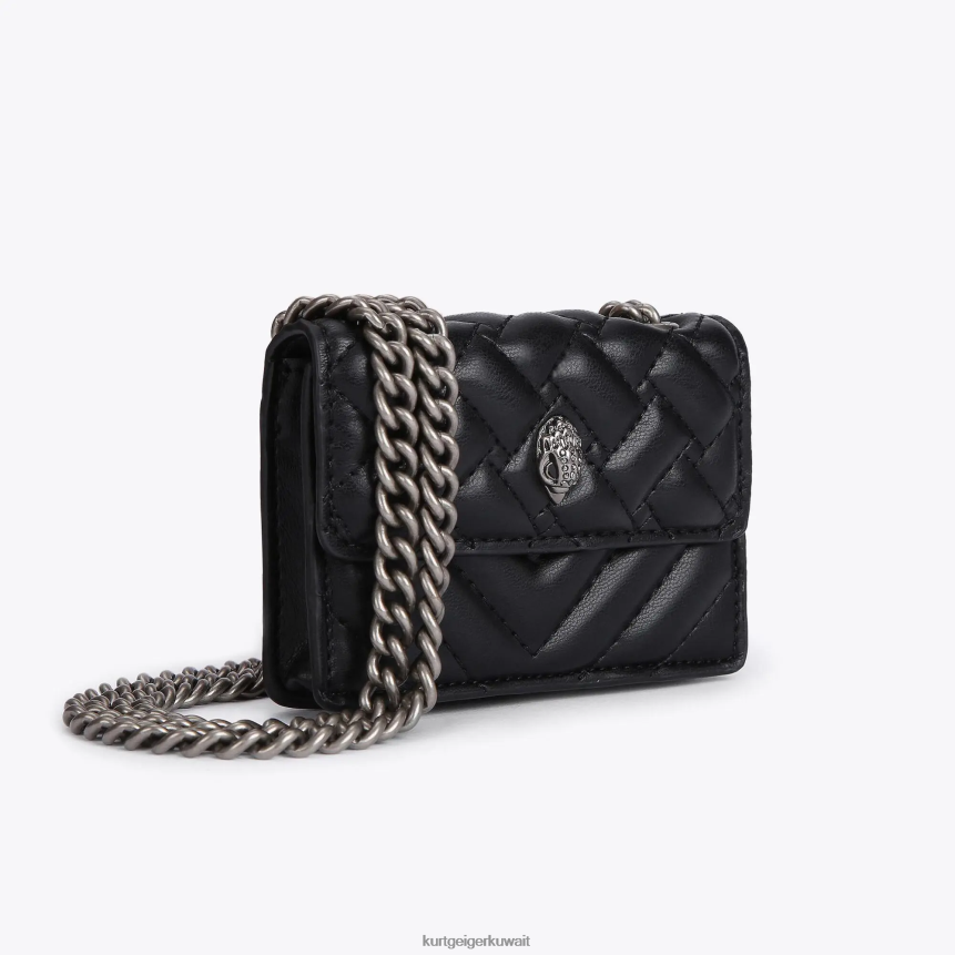 كيلووات Kurt Geiger نحيف لندن مايكرو كنسينغتون في لندن أسود X06PDH61 | أكياس