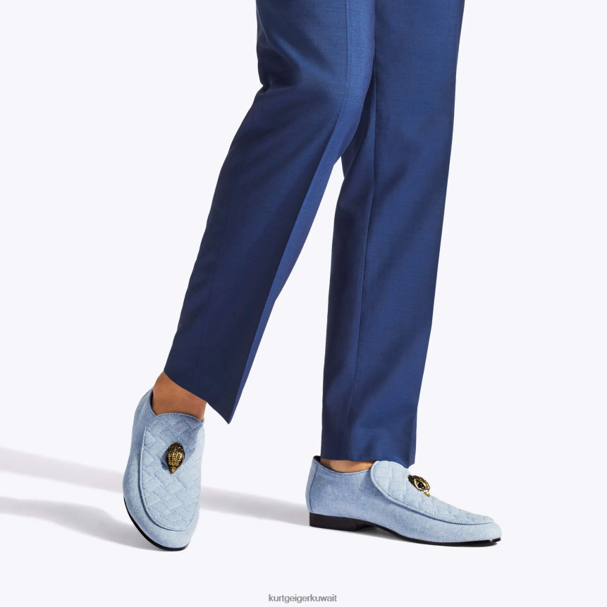 كيلووات Kurt Geiger رجال لندن هيو إيجل الدينيم أزرق X06PDH626 | أحذية