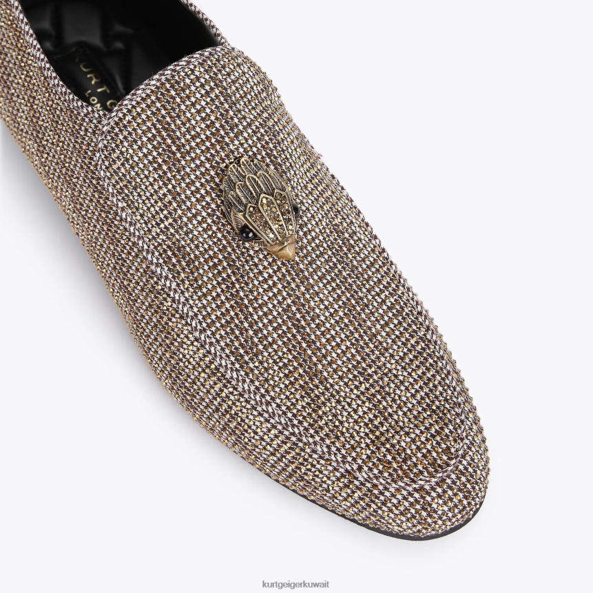 كيلووات Kurt Geiger رجال لندن هيو إيجل متعرجة بني X06PDH628 | أحذية