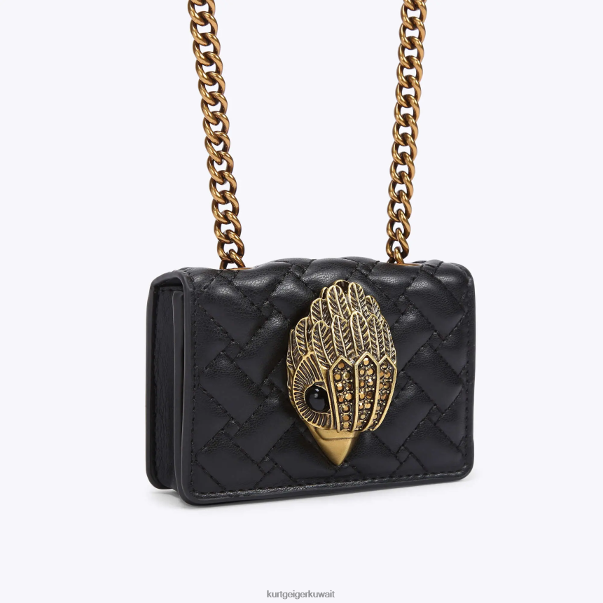 كيلووات Kurt Geiger نحيف لندن مايكرو كنسينغتون في لندن أسود X06PDH62 | أكياس