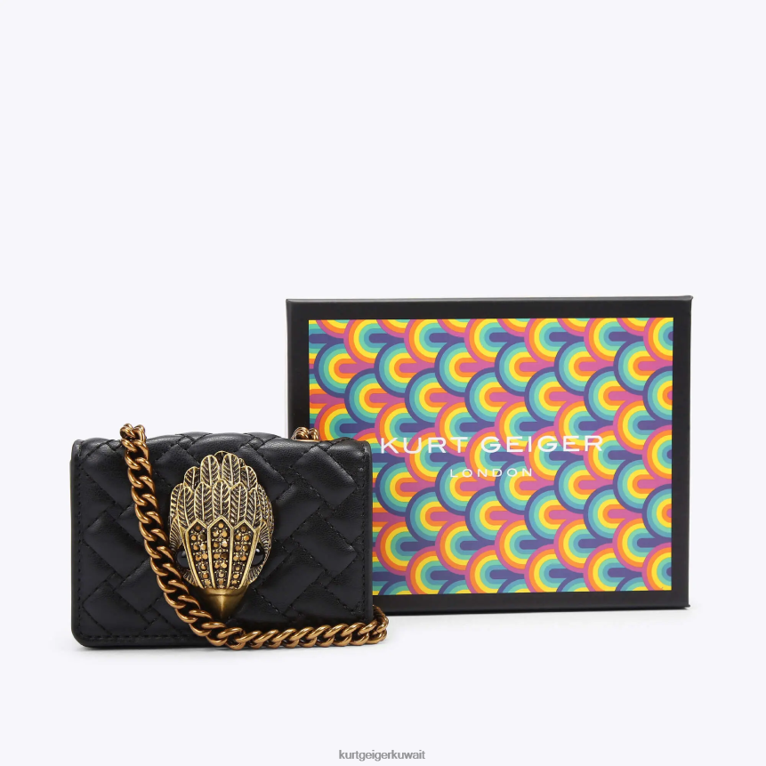 كيلووات Kurt Geiger نحيف لندن مايكرو كنسينغتون في لندن أسود X06PDH62 | أكياس