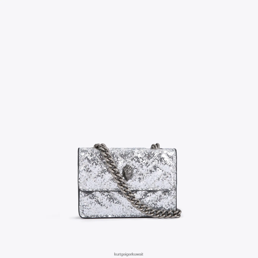 كيلووات Kurt Geiger نحيف لندن مايكرو كنسينغتون في لندن فضة X06PDH63 | أكياس