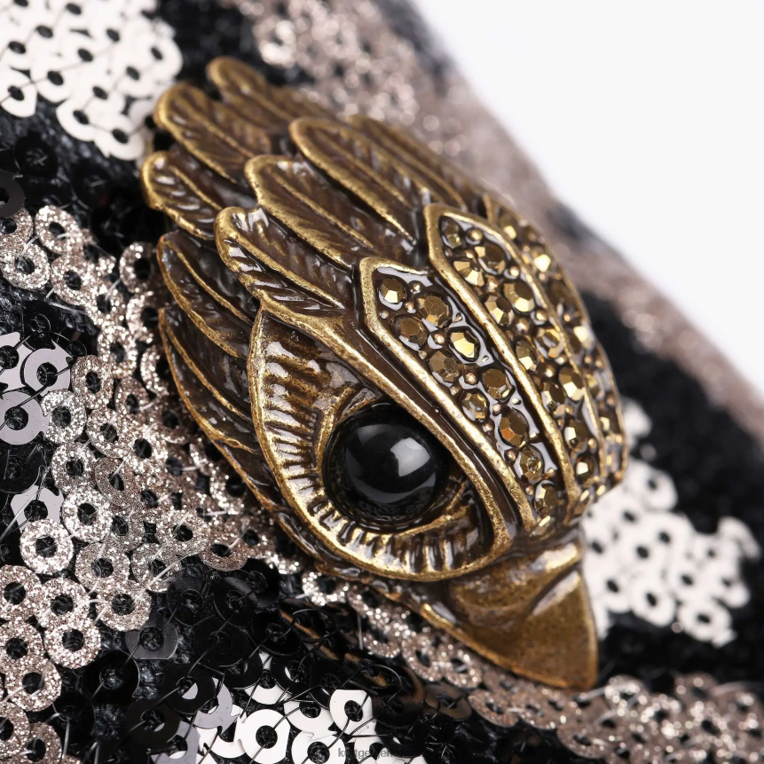 كيلووات Kurt Geiger رجال لندن هيو النسر الترتر أسود آخر X06PDH634 | أحذية