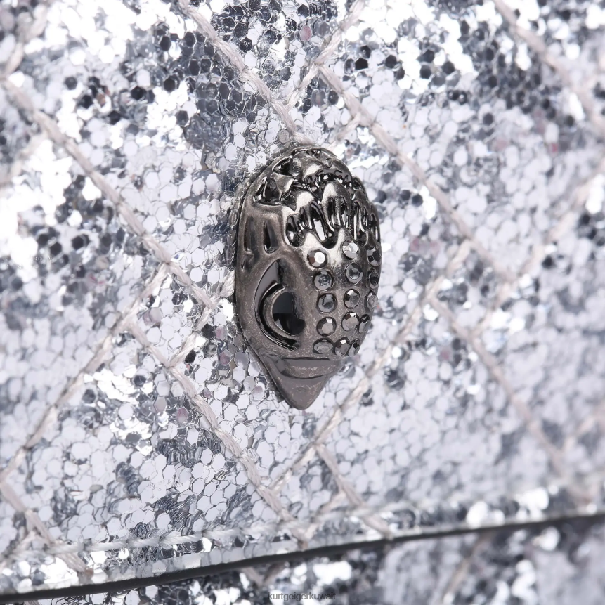 كيلووات Kurt Geiger نحيف لندن مايكرو كنسينغتون في لندن فضة X06PDH63 | أكياس