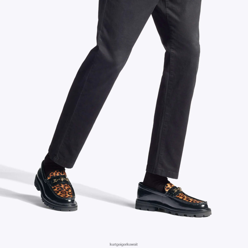 كيلووات Kurt Geiger رجال لندن هارلي مزيج أسود X06PDH640 | أحذية