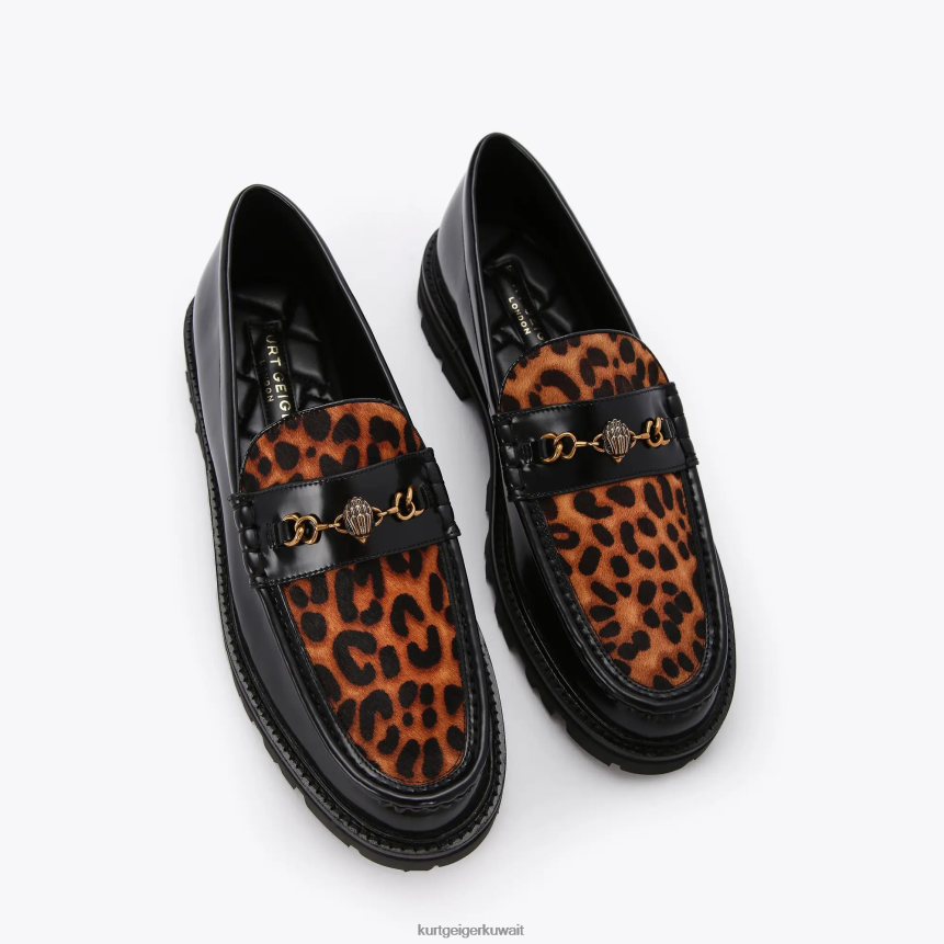 كيلووات Kurt Geiger رجال لندن هارلي مزيج أسود X06PDH640 | أحذية