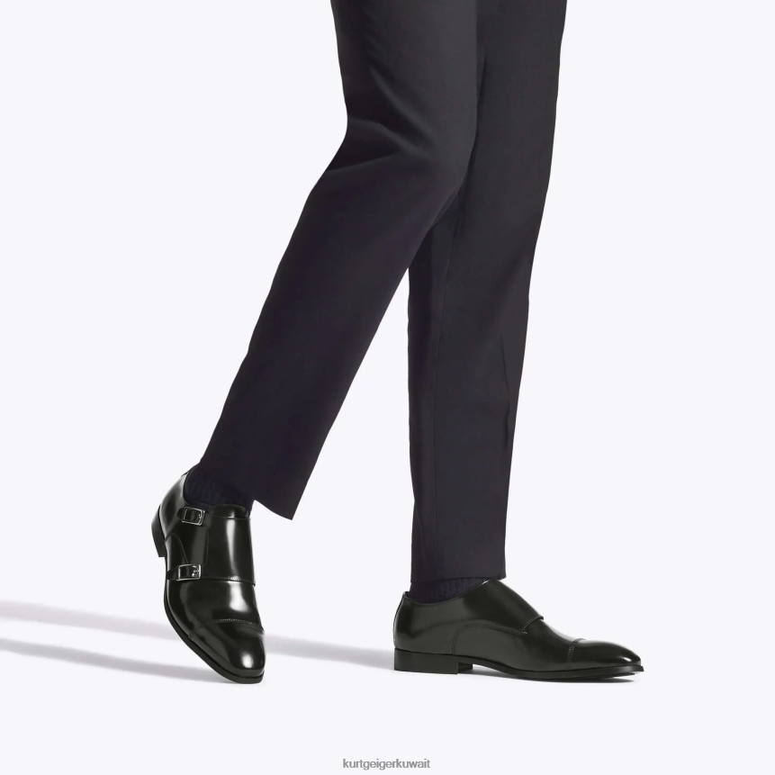 كيلووات Kurt Geiger رجال لندن هاري مونك أسود X06PDH646 | أحذية