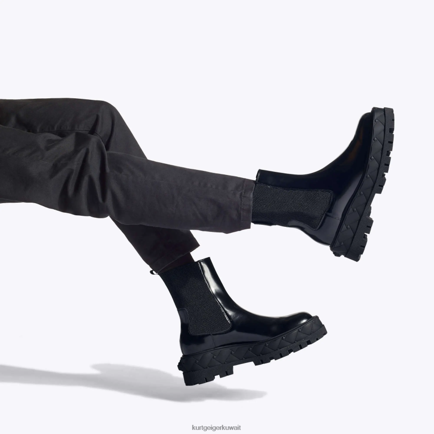 كيلووات Kurt Geiger رجال لندن لندن تشيلسي أسود X06PDH652 | أحذية