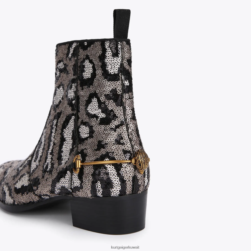 كيلووات Kurt Geiger رجال لندن جين الترتر مزيج البيج X06PDH654 | أحذية