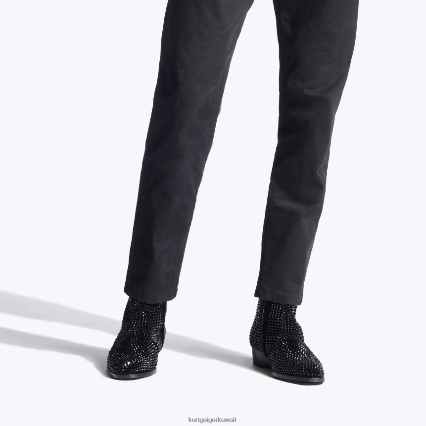 كيلووات Kurt Geiger رجال مسمار الجن لندن أسود X06PDH655 | أحذية