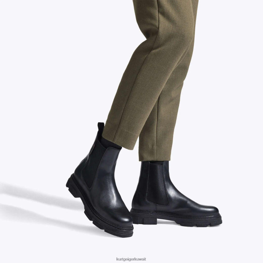 كيلووات Kurt Geiger رجال لندن الطيور تشيلسي أسود X06PDH656 | أحذية