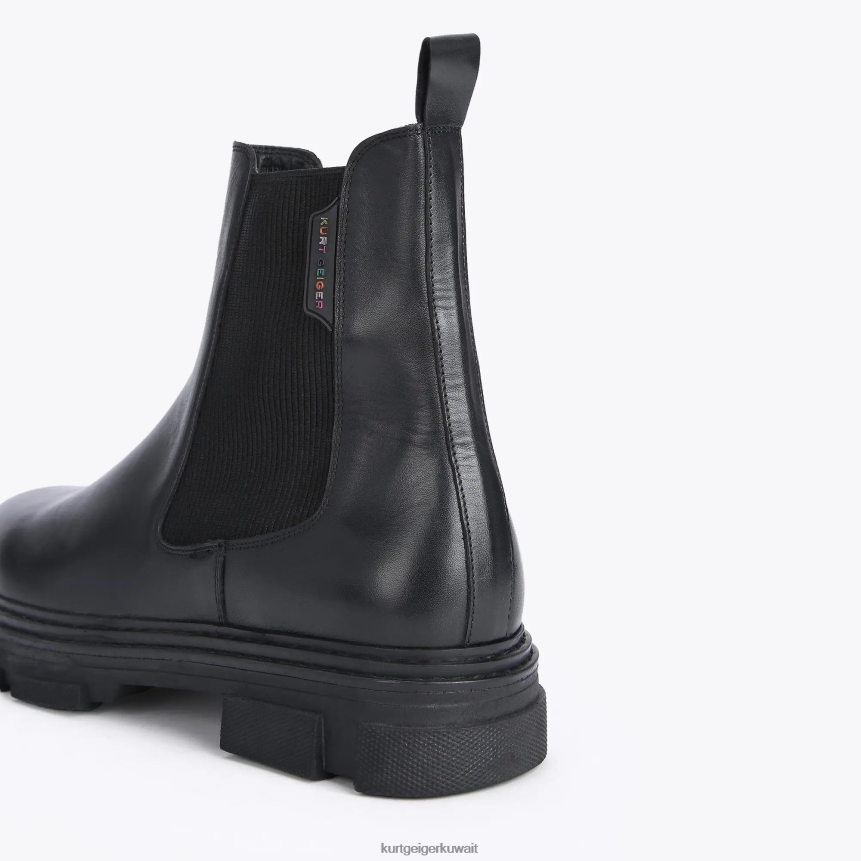 كيلووات Kurt Geiger رجال لندن الطيور تشيلسي أسود X06PDH656 | أحذية