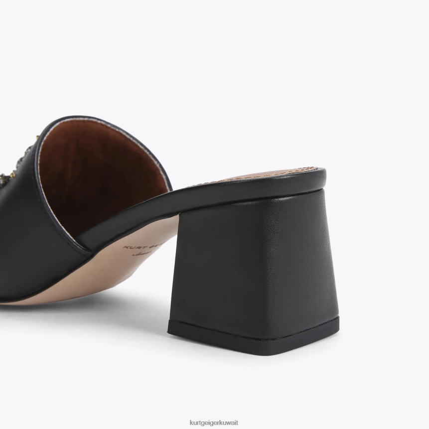 كيلووات Kurt Geiger نحيف عين كتلة زيتون لندن أسود X06PDH667 | أحذية