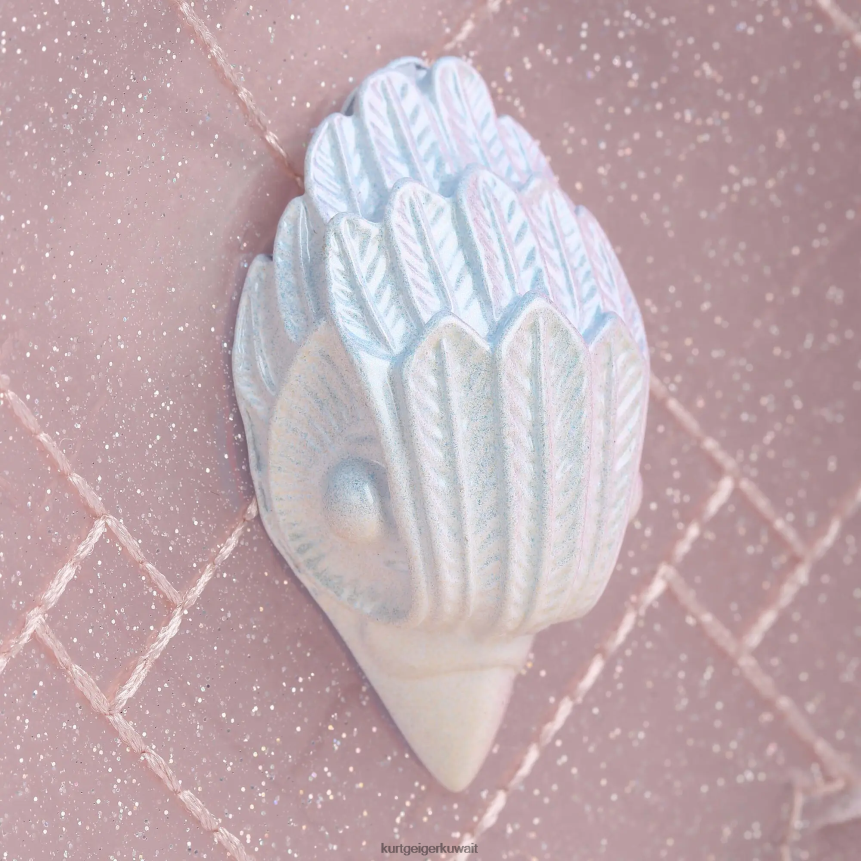 كيلووات Kurt Geiger نحيف لندن جليتر ميني كنسينغتون في لندن وردي باهت X06PDH66 | أكياس