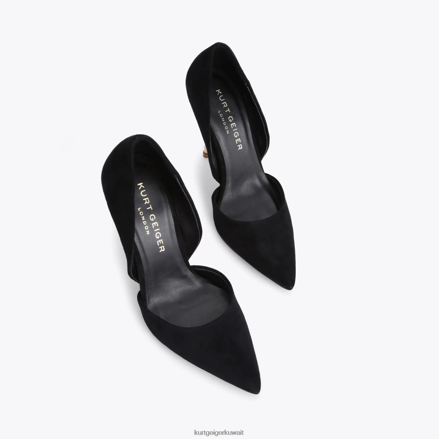 كيلووات Kurt Geiger نحيف سندات لندن أسود X06PDH680 | أحذية