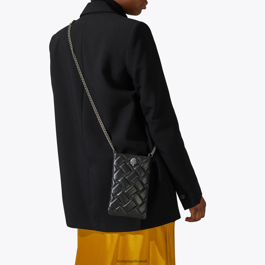كيلووات Kurt Geiger نحيف حالة الهاتف لندن كينسينغتون أسود X06PDH77 | أكياس