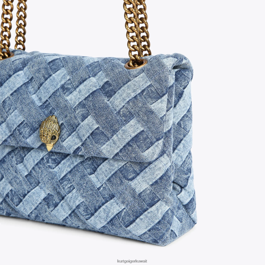 كيلووات Kurt Geiger نحيف لندن كنسينغتون كبيرة لينة الدنيم X06PDH84 | أكياس