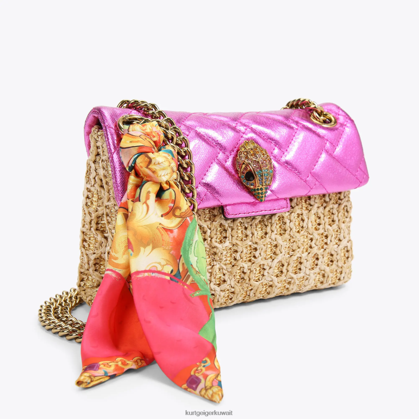 كيلووات Kurt Geiger نحيف لندن الرافية ميني كنسينغتون في لندن مزيج الذهب X06PDH89 | أكياس