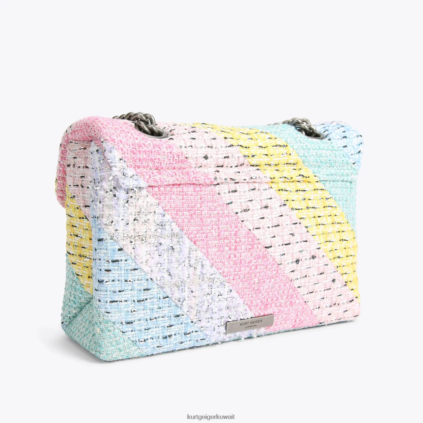 كيلووات Kurt Geiger نحيف حقيبة لندن تويد كنسينغتون متعددة / أخرى X06PDH8 | أكياس