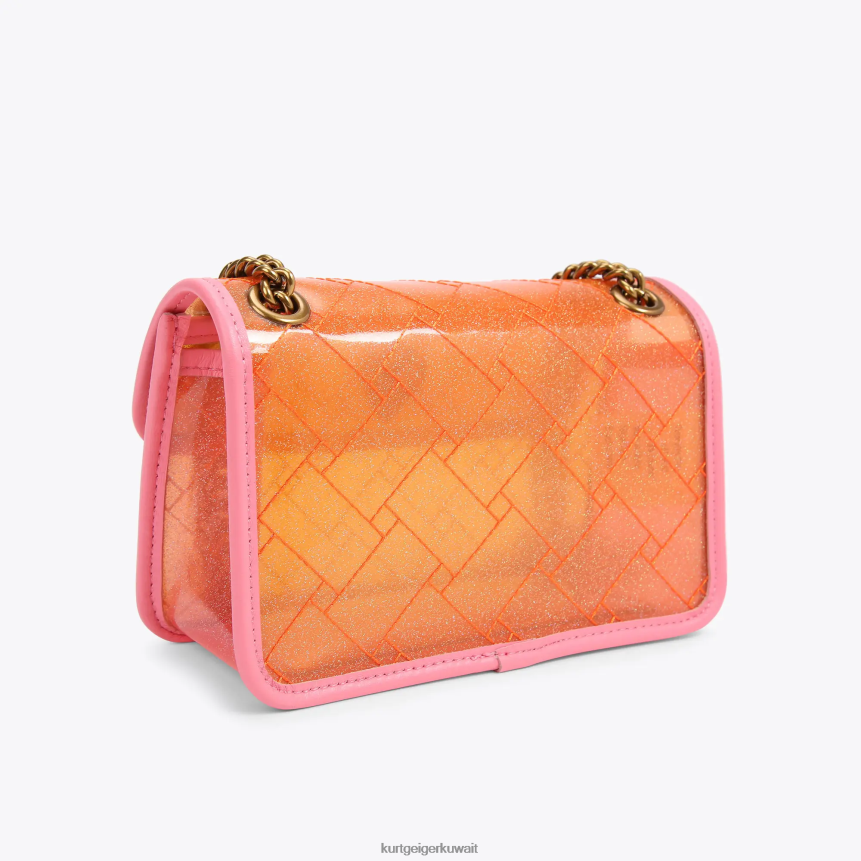 كيلووات Kurt Geiger نحيف لندن الفينيل ميني كنسينغتون في لندن أصفر X06PDH91 | أكياس