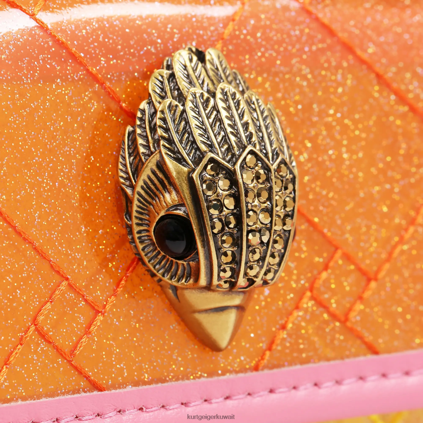 كيلووات Kurt Geiger نحيف لندن الفينيل ميني كنسينغتون في لندن أصفر X06PDH91 | أكياس