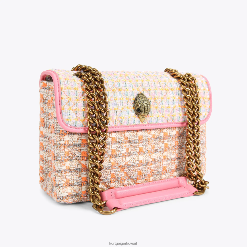 كيلووات Kurt Geiger نحيف حقيبة لندن تويد كنسينغتون البرتقالي X06PDH9 | أكياس