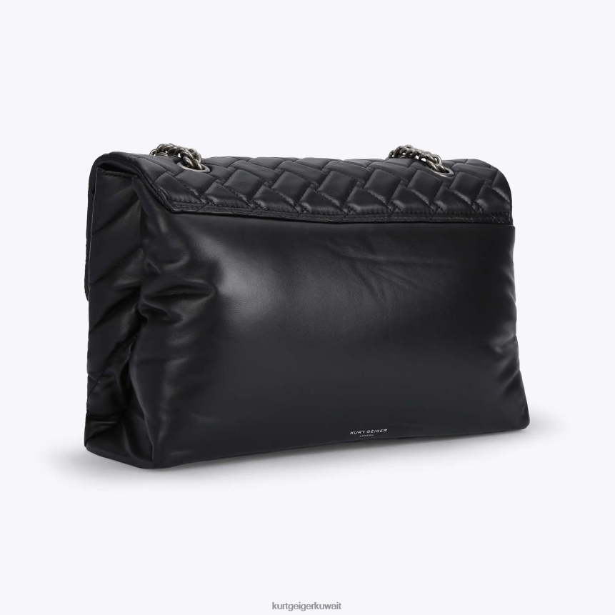 كيلووات Kurt Geiger نحيف جلد لندن XXL كينسينغتون أسود X06PDH64 | أكياس