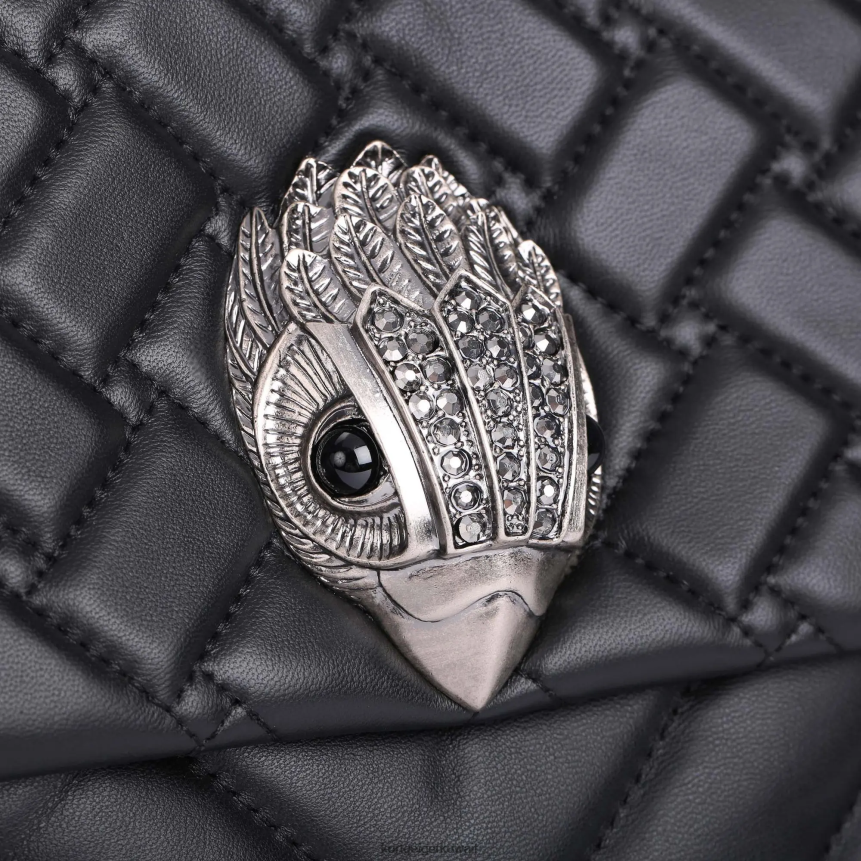 كيلووات Kurt Geiger نحيف جلد لندن XXL كينسينغتون أسود X06PDH64 | أكياس