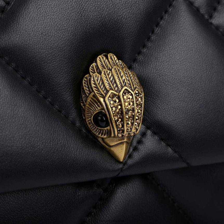 كيلووات Kurt Geiger نحيف حقيبة لندن كنسينغتون الناعمة بحجم XXL أسود X06PDH69 | أكياس