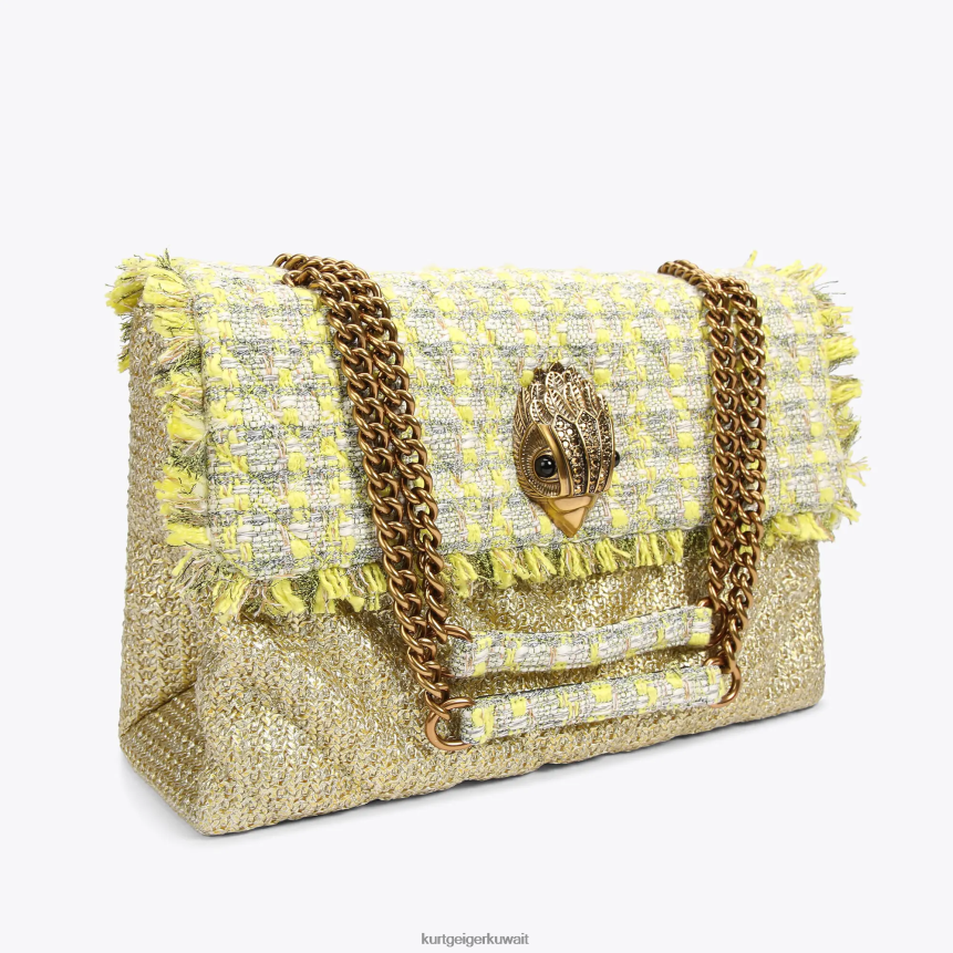 كيلووات Kurt Geiger نحيف لندن الرافية XXL كينسينغتون أصفر X06PDH81 | أكياس